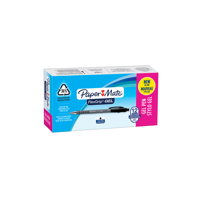 Gelschrijver Paper Mate FlexGrip medium zwart — Foto 2 van 2