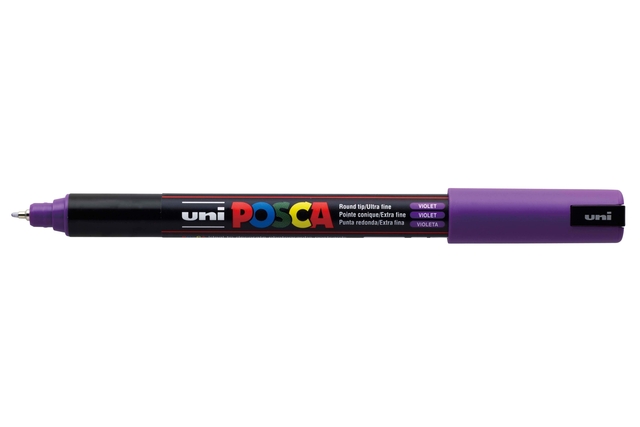 Verfstift Posca PC1MR extra fijn paars afbeelding