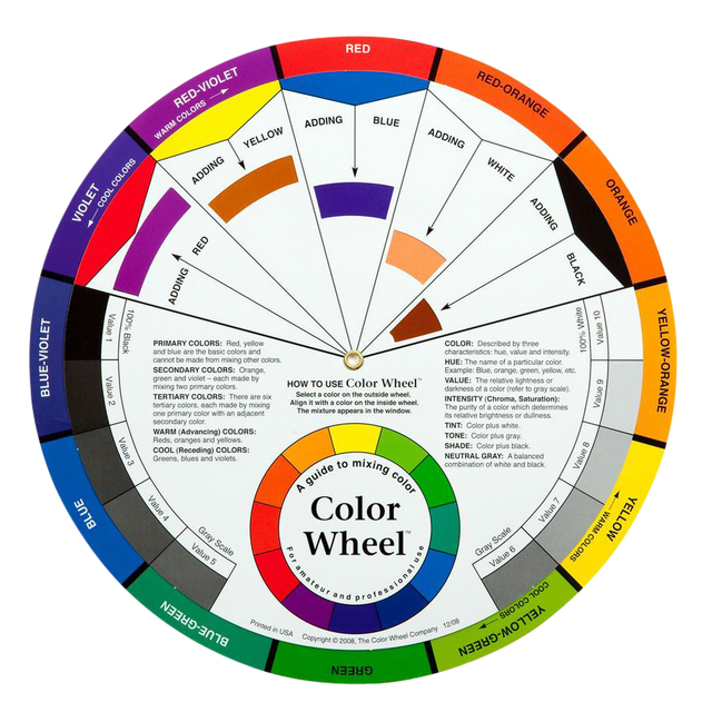 Kleurenwiel The Color Wheel Company 13cm afbeelding
