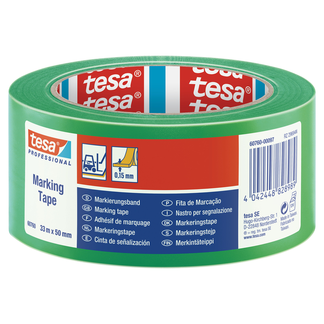 Markeringstape tesa® Professional 60760 PV1 50mmx33m groen afbeelding