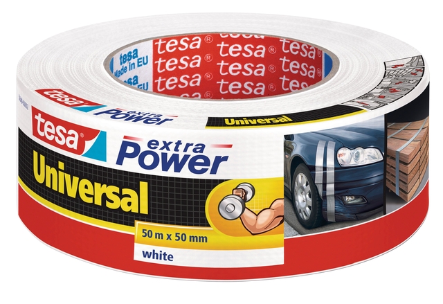 Duct tape tesa® extra Power Universal 50mx50mm wit afbeelding