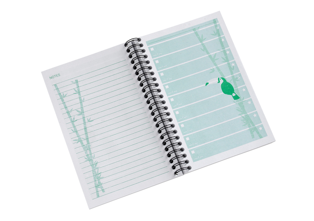Things to do Djois Atlanta recycled papier Jungle 125x195mm 100 vel 70gr groen 2 stuks — Foto 2 van 2