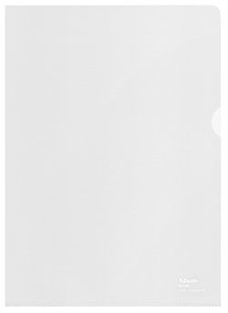 Insteekmap L-model Esselte A4 100% gerecycled 0.10mm transparant 100 stuks