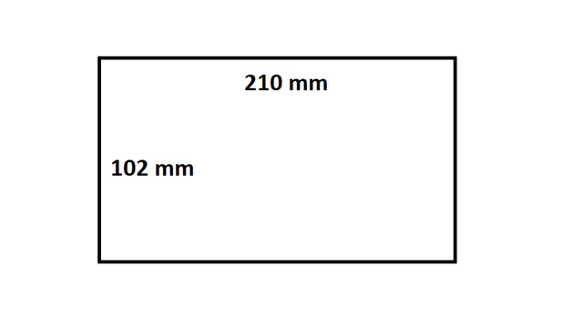 Labeletiket IEZZY Zebra DHL 102x210mm 25mm wit permanent 210 stuks — Foto 2 van 2
