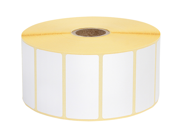 Labeletiket IEZZY Zebra 880199-025D 51x25mm 25mm wit permanent 2580st afbeelding