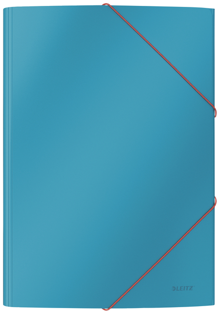Elastomap Leitz Cosy A4 3-kleps blauw afbeelding