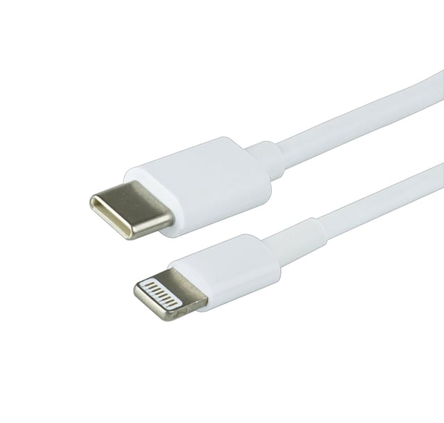 Kabel Green Mouse USB Lightning-C 1 meter wit afbeelding