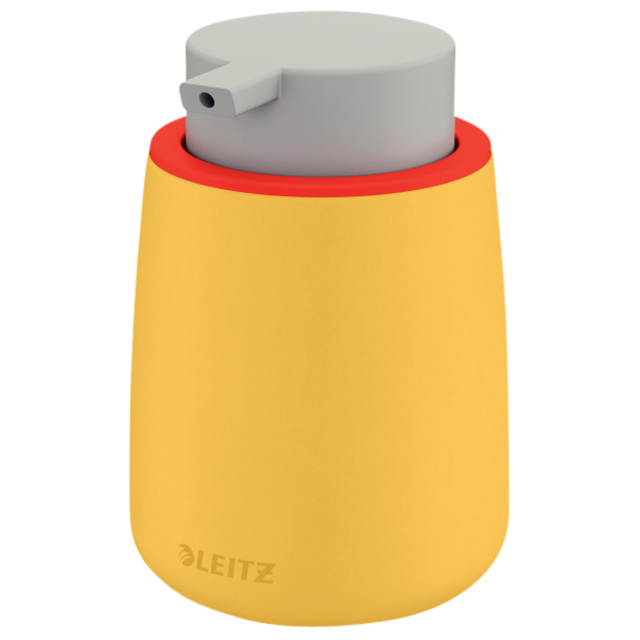 Handzeepdispenser Leitz Cosy voor handzeep 300ml geel afbeelding