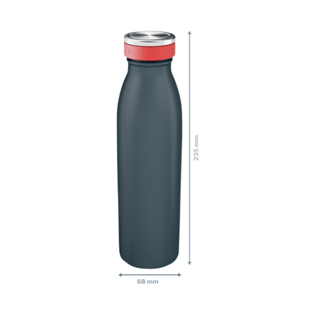 Drinkfles Leitz Cosy geïsoleerd fluweel grijs 500ml — Foto 2 van 2