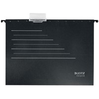 Hangmap Leitz Alpha Recycle A4 verticaal V-bodem zwart
