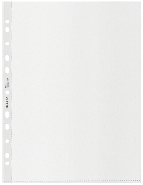 Showtas Leitz Recycle maxi 11-gaats PP A4 100micron transparant 25 stuks afbeelding