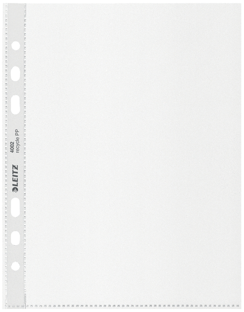 Showtas Leitz Recycle 100µ 6-gaats PP A5 transparant 25 stuks afbeelding
