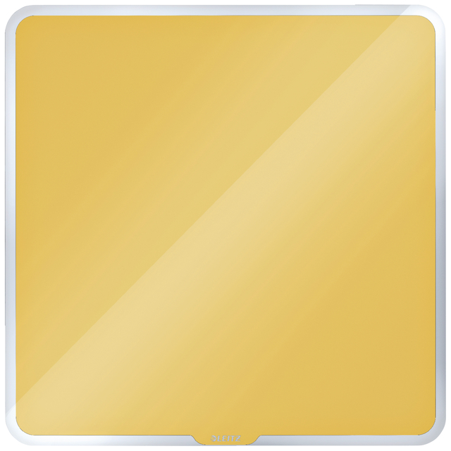 Glasbord Leitz Cosy magnetisch 450x450mm geel afbeelding
