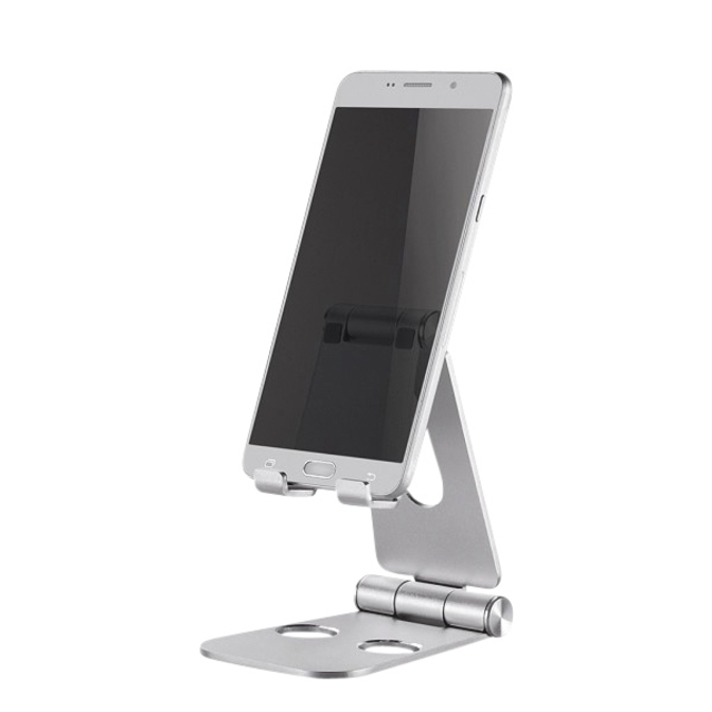 Telefoonstandaard Neomounts DS10-160SL1 opvouwbaar zilver afbeelding