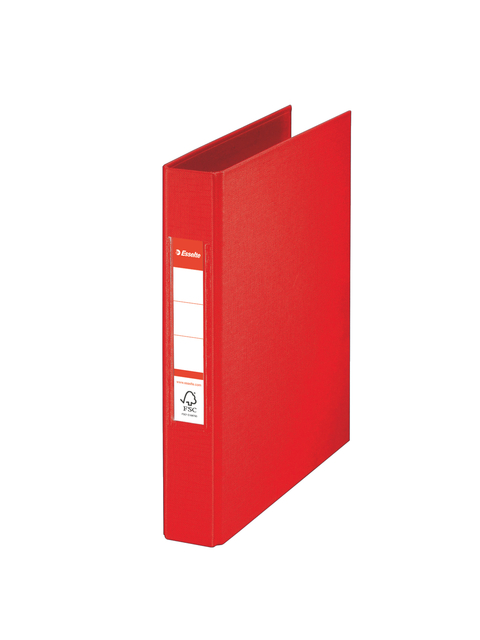Ringband Esselte VIVIDA A5 2-rings O-mechaniek 25mm PP Rood afbeelding