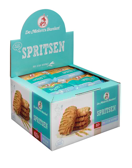 Koeken De Molen Spritsen 40x38gr afbeelding