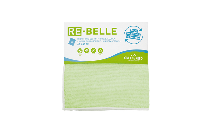 Microvezeldoek Greenspeed Re-belle 40x40cm groen afbeelding