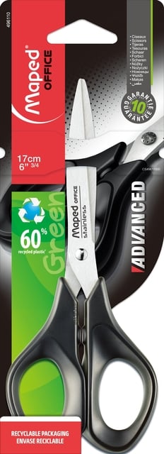 Schaar Maped Office Advanced 17cm zwart afbeelding