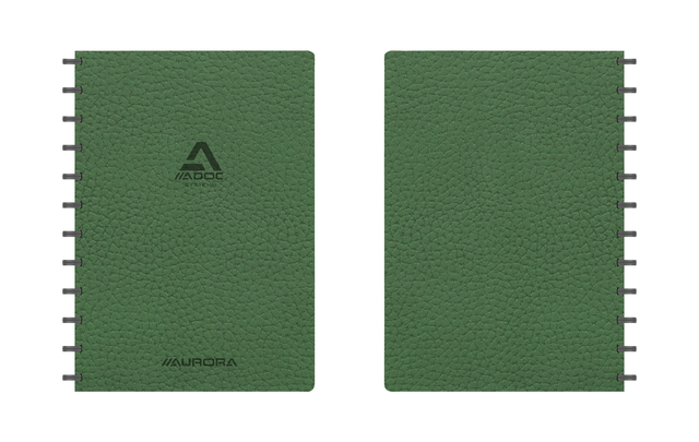 Schrift Adoc Business A4 lijn 144blz 90gr groen afbeelding