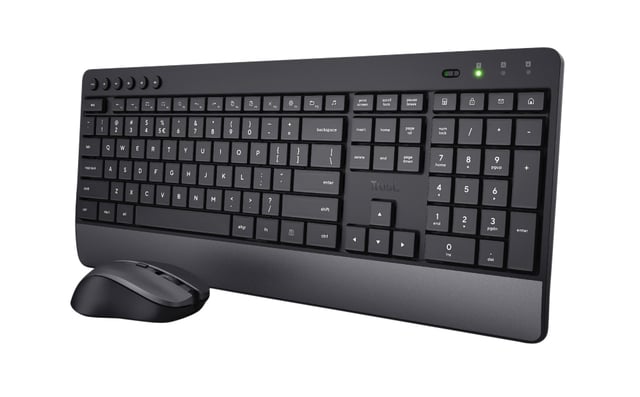 Toetsenbord Trezo Eco Comfort + muis zwart afbeelding