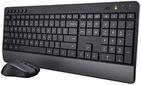 Toetsenbord Trezo Eco Comfort + muis QWERTY zwart