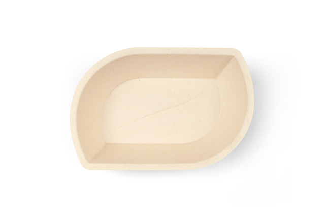 Snackbakje IEZZY A13 suikerriet PFAS-vrij 168x111x36mm 50 stuks afbeelding