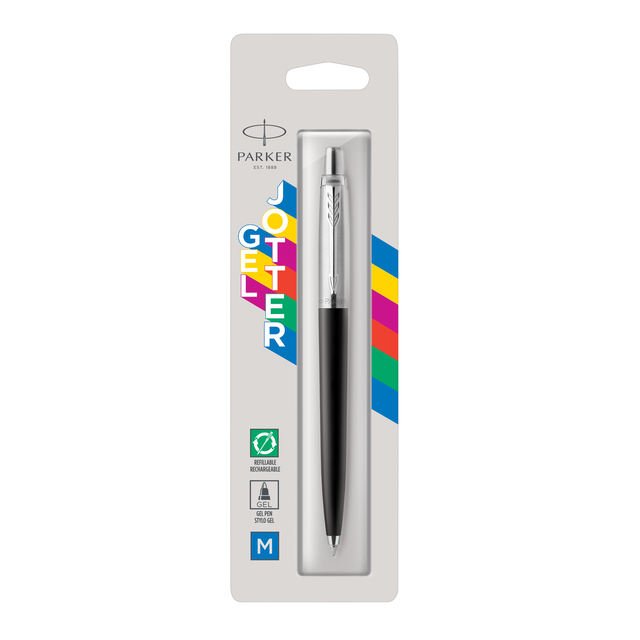 Gelschrijver Parker Jotter Original black CT medium blister à 1 stuk afbeelding