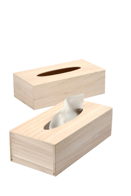 Tissuedoos Creativ Company 27x14x8cm hout afbeelding