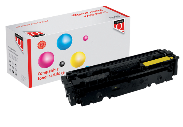 Tonercartridge Quantore alternatief tbv HP W2032X 415X geel afbeelding