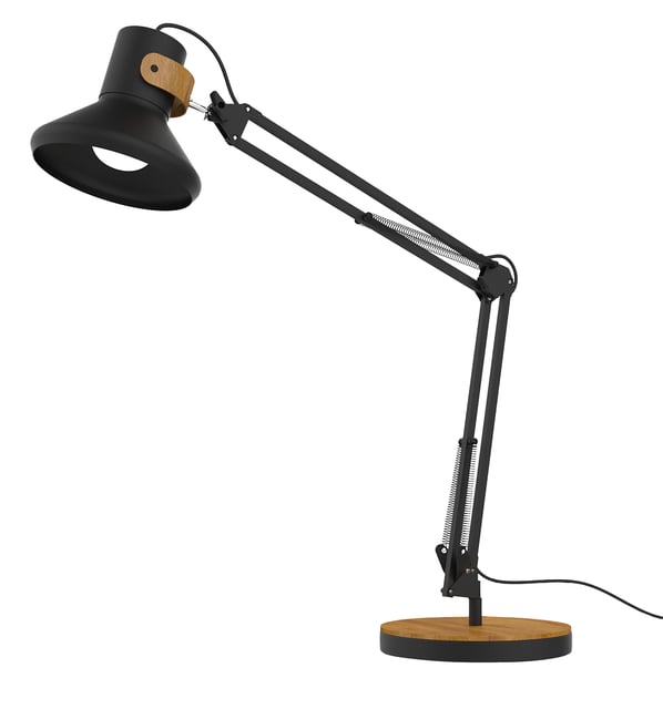 Bureaulamp Unilux Baya led bamboe zwart afbeelding