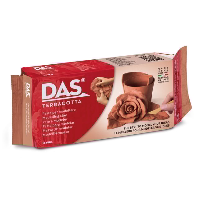 Klei DAS air hardening terracotta 1kg afbeelding