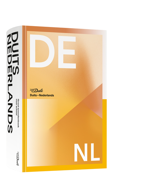 Woordenboek van Dale groot Duits-Nederlands school geel afbeelding