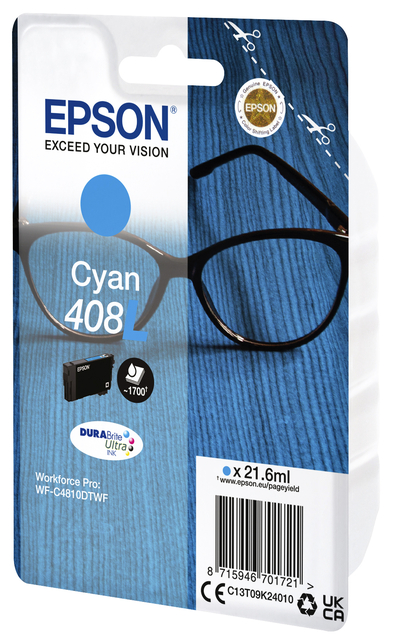 Inktcartridge Epson T09K240 408L blauw afbeelding