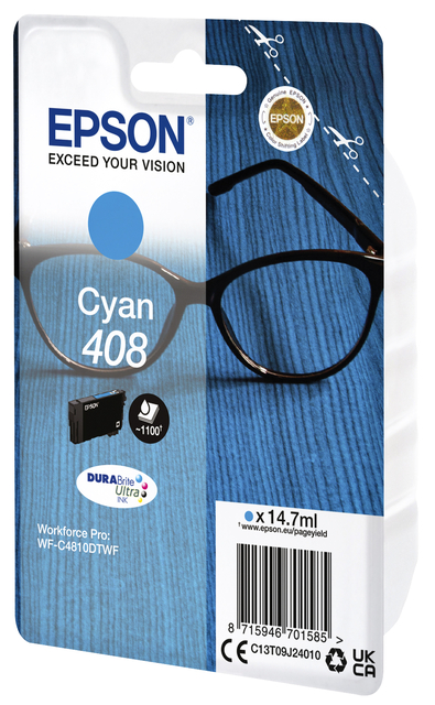 Inktcartridge Epson T09J240 408 blauw afbeelding