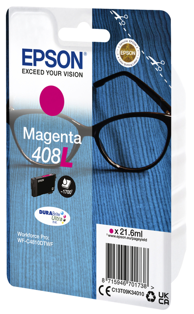 Inktcartridge Epson T09K340 408L rood afbeelding