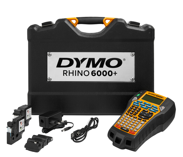 Labelprinter Dymo Rhino 6000+ industrieel abc 24mm geel afbeelding