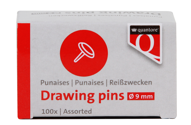 Punaises Quantore 100 stuks assorti afbeelding