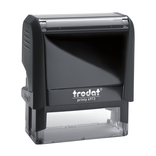Tekststempel Trodat Printy 4913 personaliseerbaar zwart afbeelding