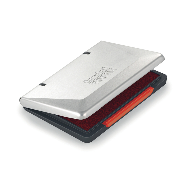 Inktkussen Trodat metaal 9051M 90x50mm rood afbeelding