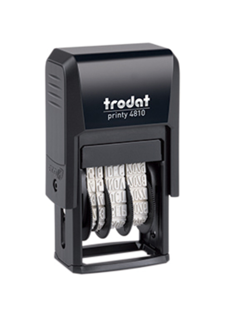 Datumstempel Trodat Printy 4810 Nederlands zwart afbeelding