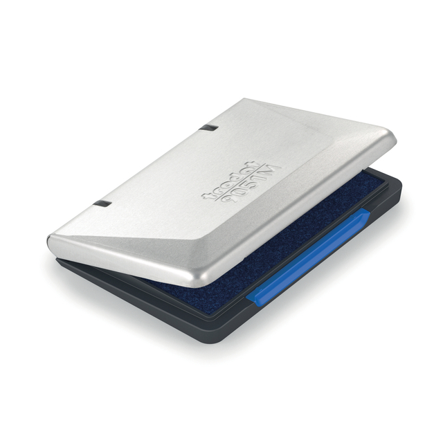Inktkussen Trodat metaal 9051M 90x50mm blauw