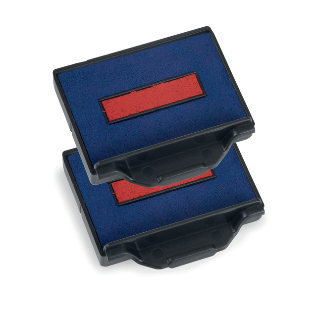 Stempelkussen Trodat Professional 6/50/2 2 stuks blauw en rood afbeelding