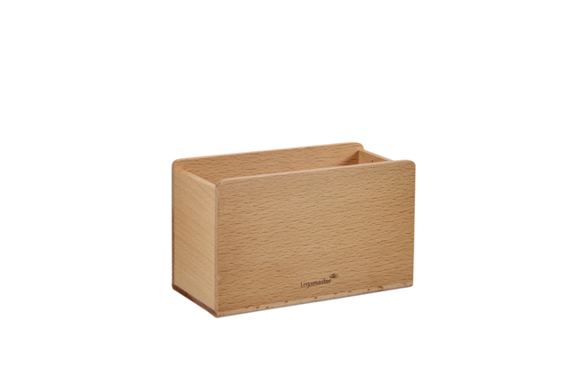 Glasbord accessoirehouder Legamaster hout afbeelding