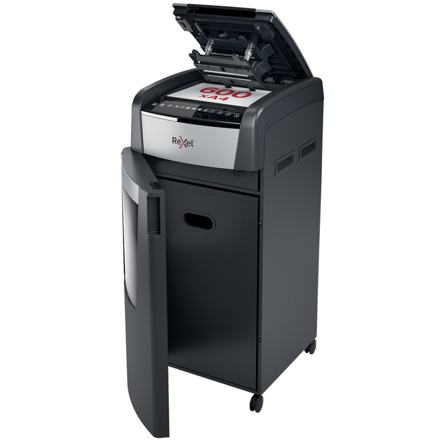Papiervernietiger Rexel Optimum Auto+ 600X P4 snippers 4x30mm — Foto 2 van 2
