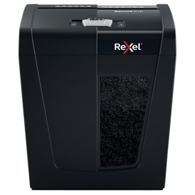 Papiervernietiger Rexel Secure X10 P4 snippers 4x40mm afbeelding
