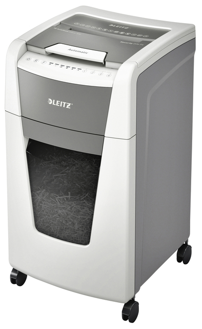 Leitz 80150000 papiervernietiger Kruisversnippering 22 cm Grijs, Wit afbeelding