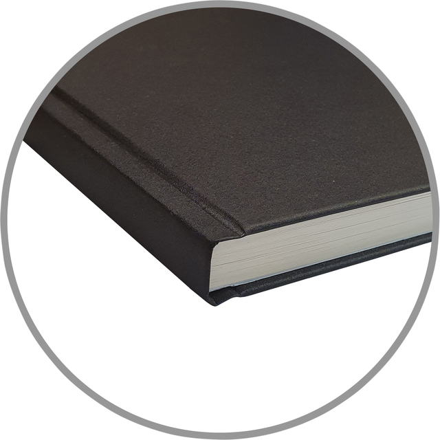 Dummyboek Oxford A5 96 vel 100 gram zwart — Foto 2 van 2