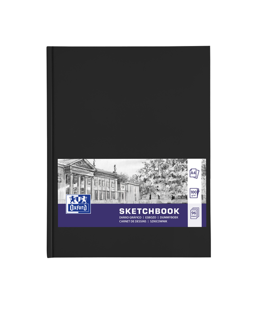 Dummyboek Oxford A4 96 vel 100 gram zwart afbeelding