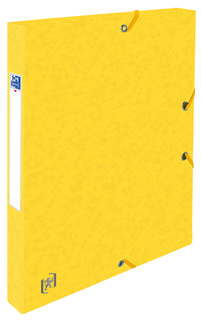 Elastobox Oxford Top File+ A4 25mm geel afbeelding