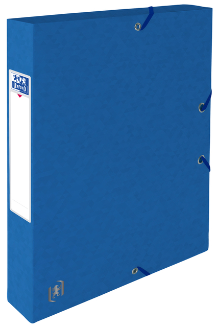 Elastobox Oxford Top File+ A4 40mm blauw afbeelding